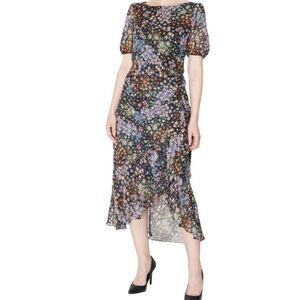 Julia Jordan Multicolor Floral Midi Dress